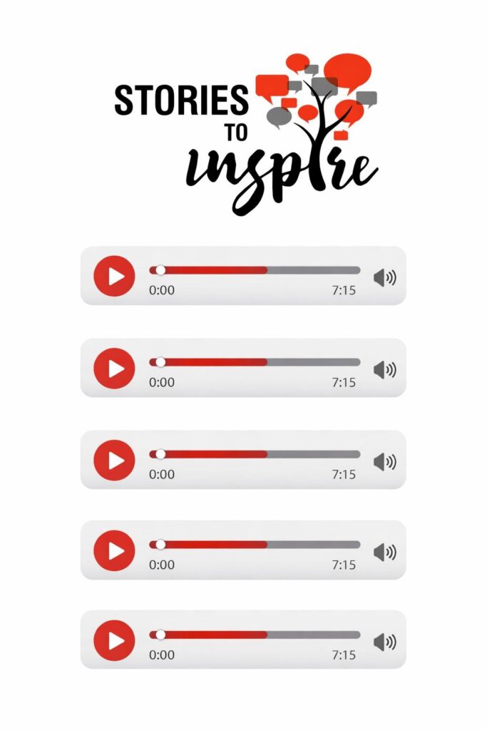 About Stories to Inspire platform sharing Jewish inspirational stories including audio and written stories that strengthen faith, inspire growth, and spread meaningful life lessons worldwide.